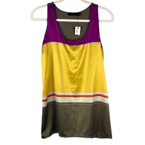 New! NWT The Limited Color Block Tank Top Large